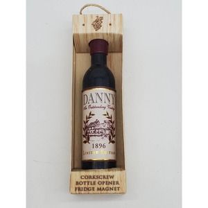 Corkscrew Wine Opener Magnet - Personalized with Danny